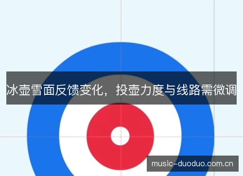 冰壶雪面反馈变化，投壶力度与线路需微调